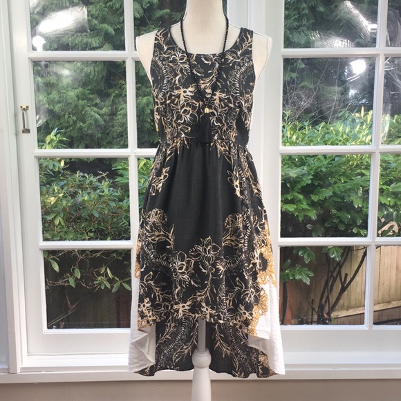 Free People Dresses & Skirts - Free People Open Back and Lace High-Low Dress